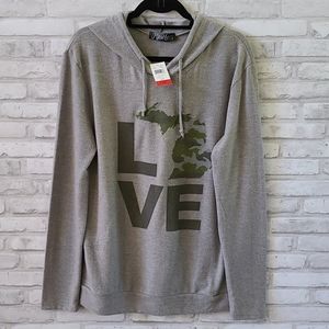 NWT Flawless Camo Michigan LOVE Hoodie (L)